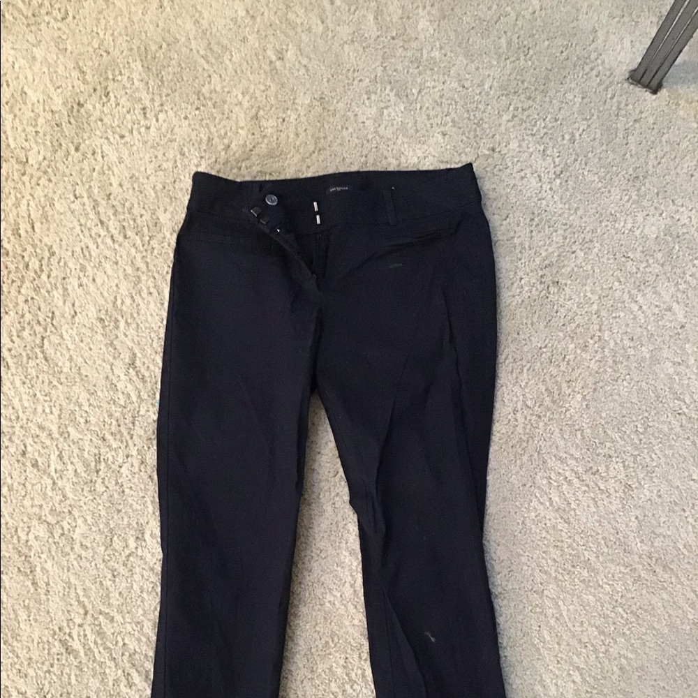 Black ankle dress pant signature cut